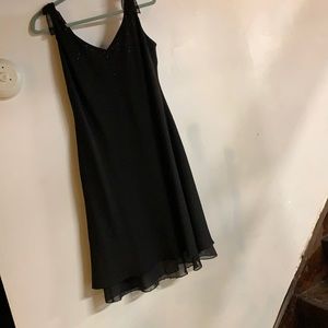 Cocktail dress black with some beads